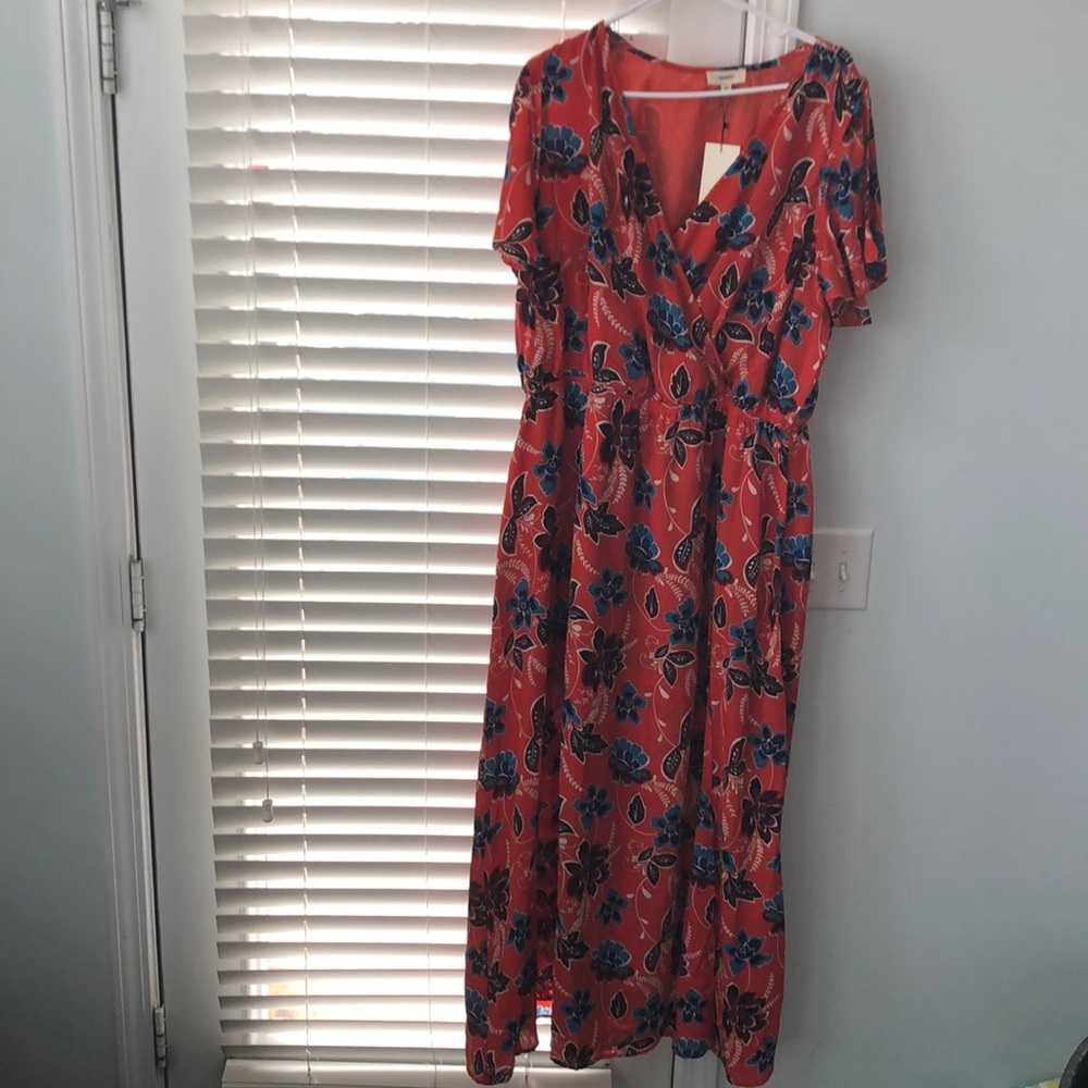 Long floral dress